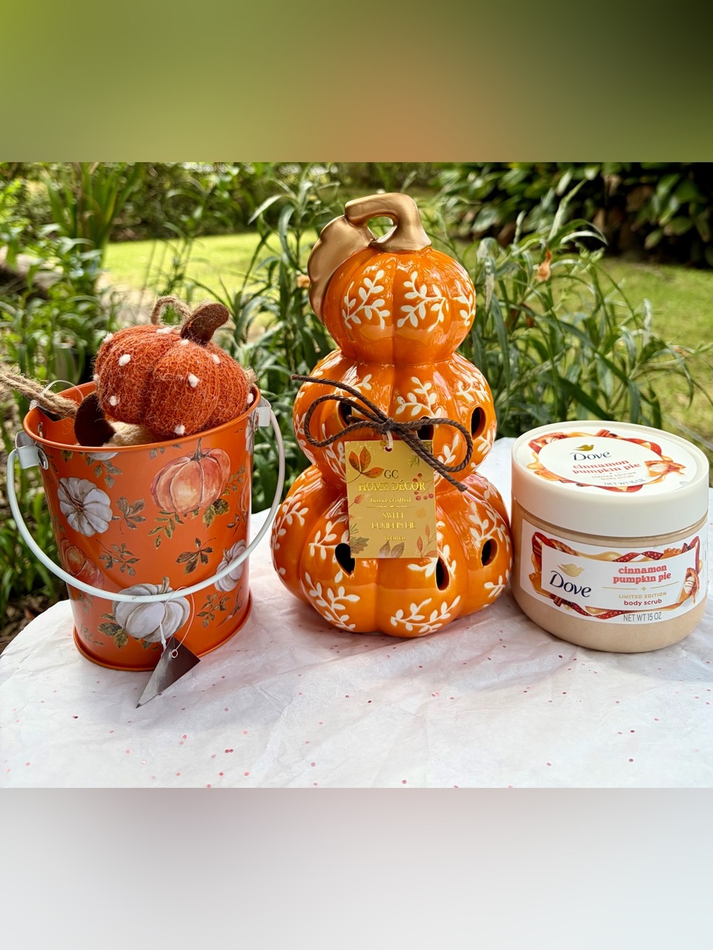 NWT AUTUMN & THANKSGIVING BUNDLE Cozy Throw Blanket & Fall Decor/10 Items total - Picture 5 of 5